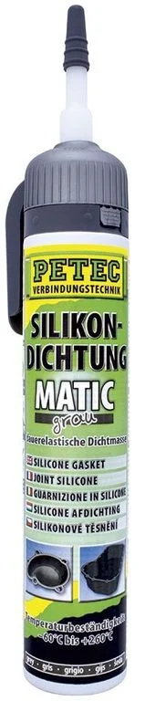 Výprodej PETEC 97620 Silikonová těsnicí hmota, šedá