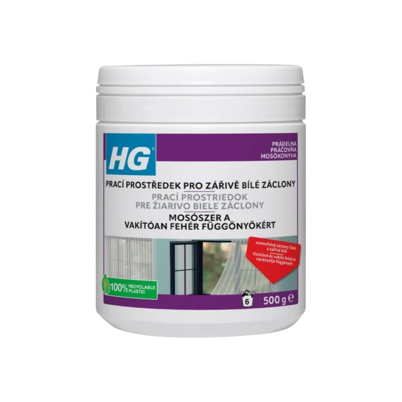 Akční Nabídka HG 416 Čistíci přípravek pro zářivě bílé záclony 500g
