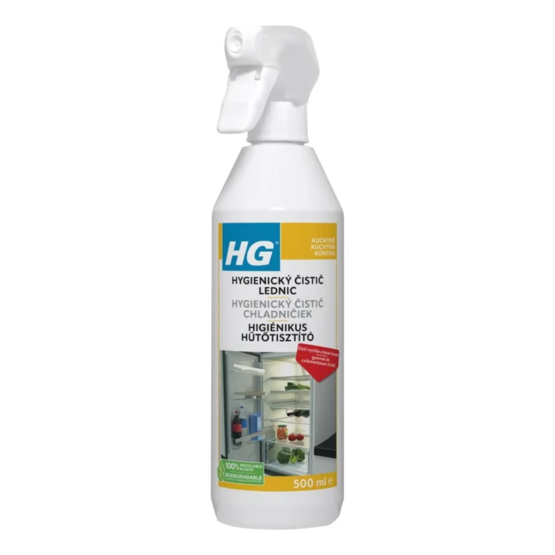 Značkový HG 335 Hygienický čistící prostředek na ledničky 0,5l