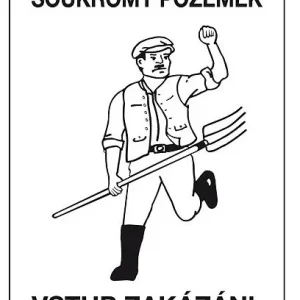 33777 Výstražná cedulka - Soukromý pozemek Nejprodávanější