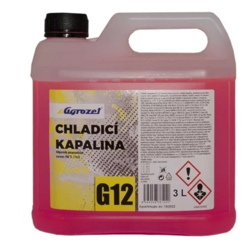 AGROZET Kapalina chladící G12+Antifreeze3 L Rychlé Dodání