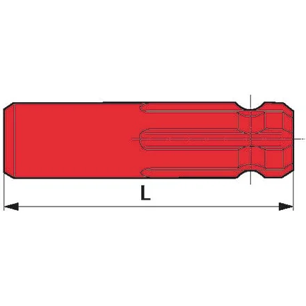 Akce Hřídel drážkovaná 1 3/8" Z=6 200 mm
