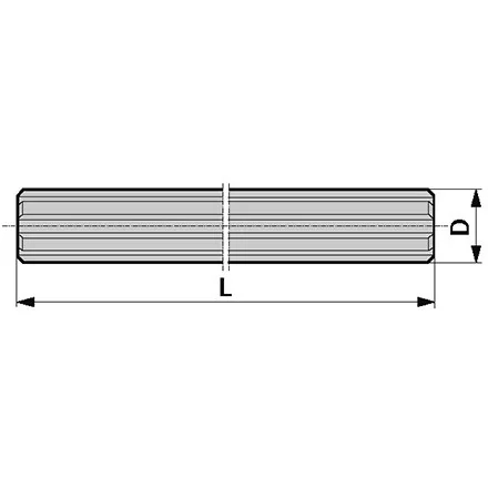 Akční Nabídka Hřídel drážkovaná 1 3/4" Z=20, 500 mm