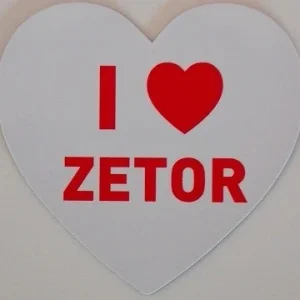 Zetor magnet srdce bílý Levný